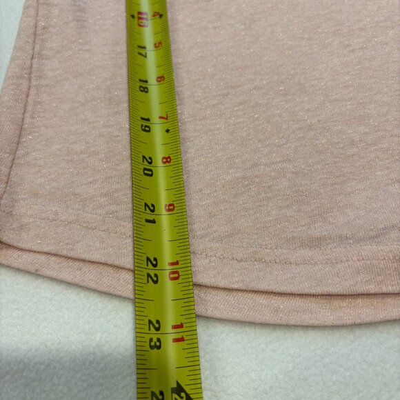 GAP Women's Sleeveless Top Light Pink Shimmer XS Excellent Condition - Picture 7 of 8